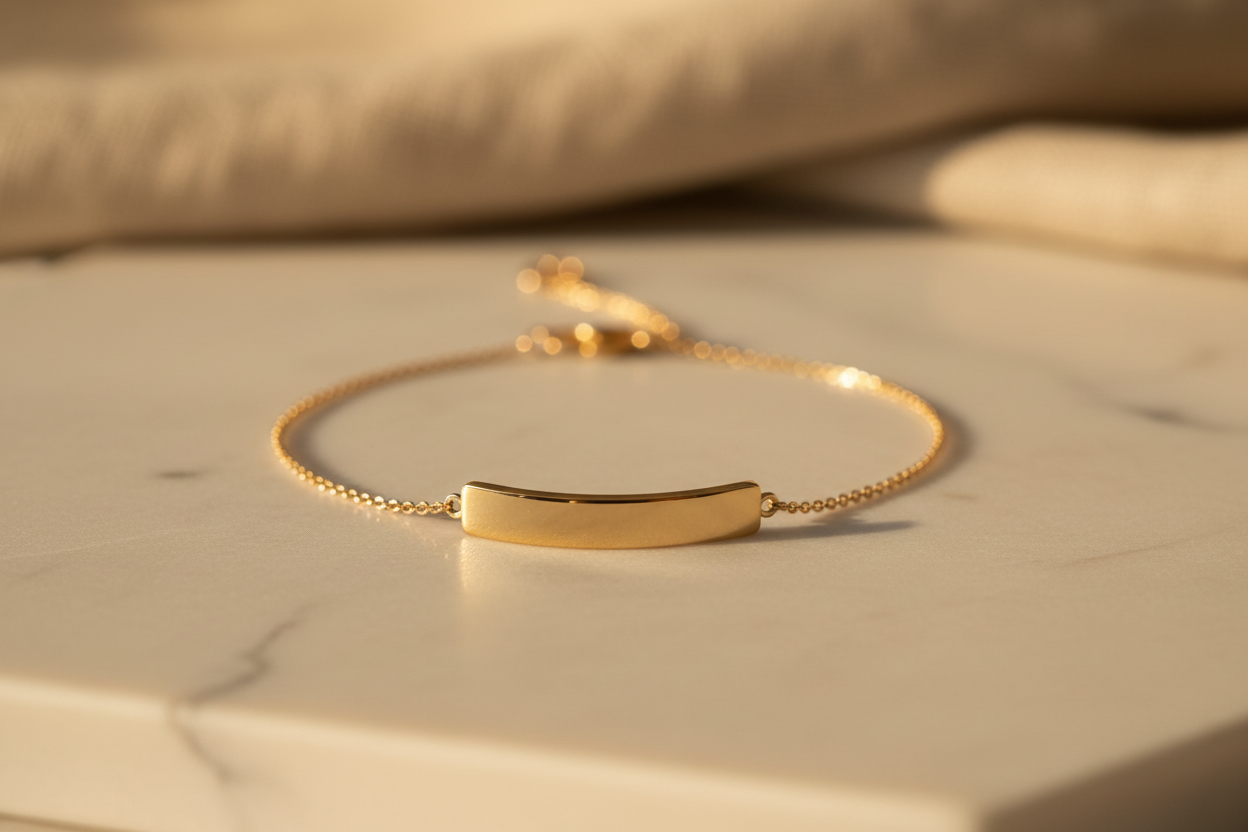 Callista Gold Bar Bracelet