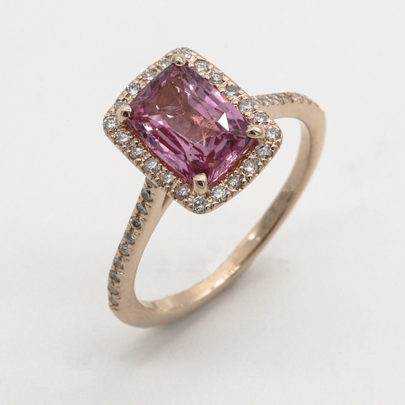 Nacre Pearl Solitaire Ring