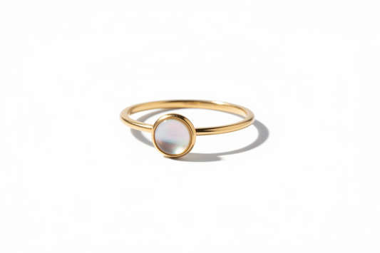 Nacre Mother of Pearl Ring