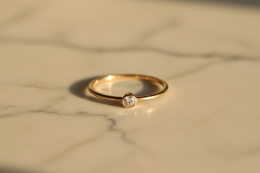 Étoile CZ Stacking Ring