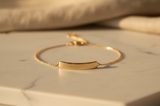 Callista Gold Bar Bracelet